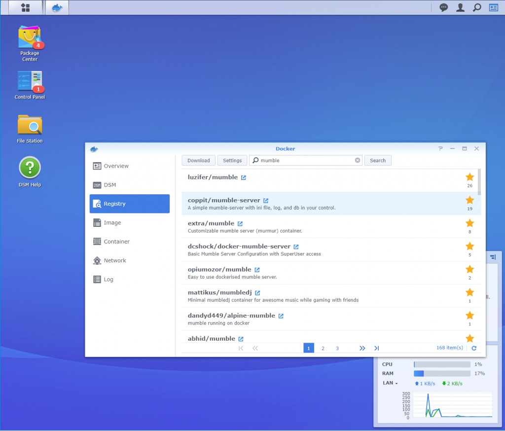 How to setup Mumble server on Synology Docker Poyu