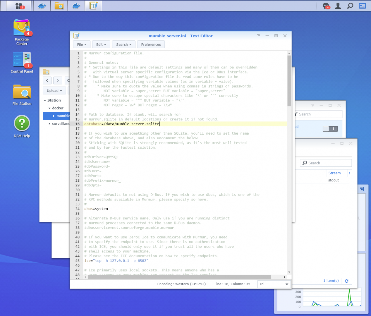 How to setup Mumble server on Synology Docker Poyu