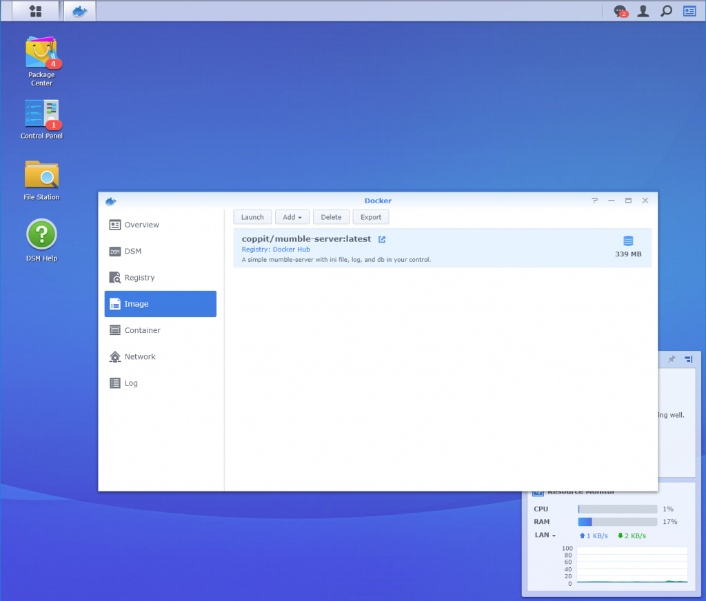 How to setup Mumble server on Synology Docker Poyu