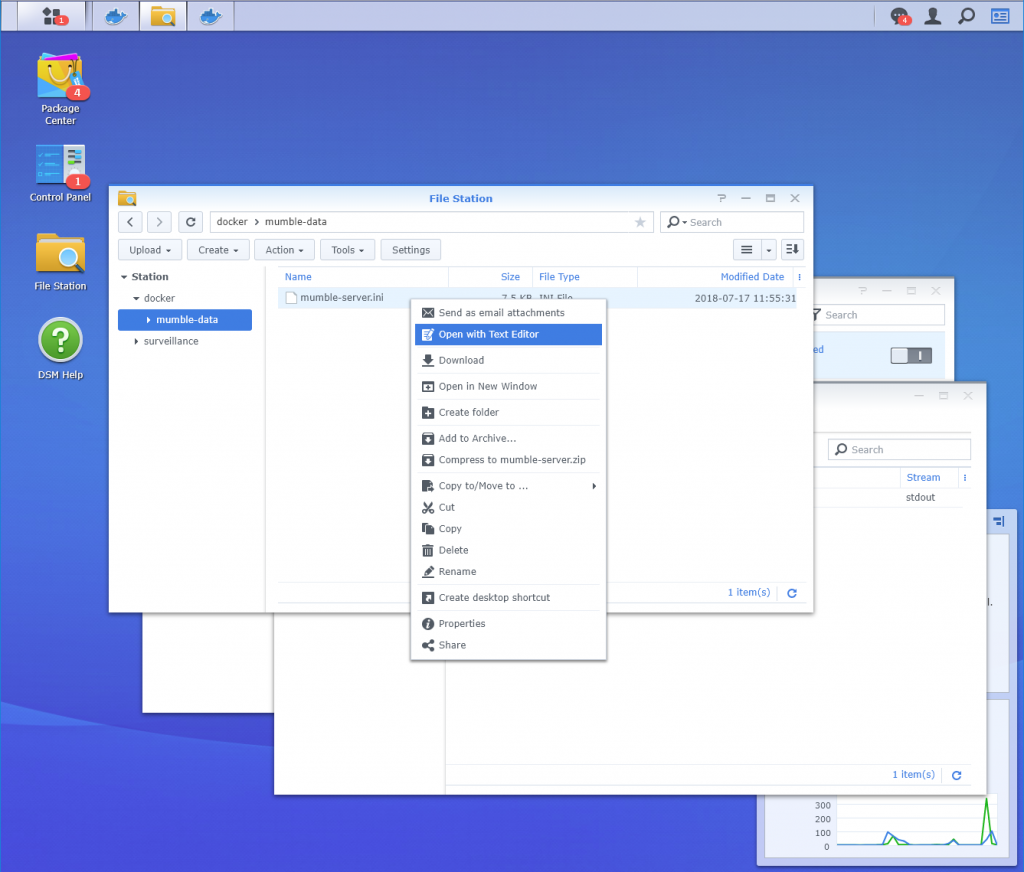 How to setup Mumble server on Synology Docker Poyu